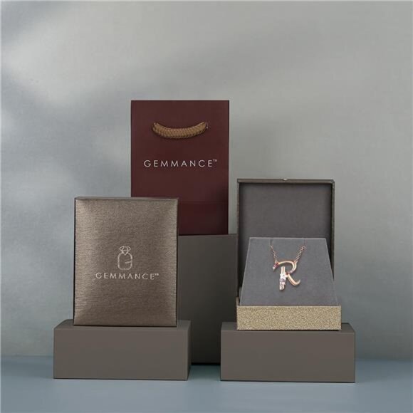 Flower Initial Necklace Personalized Name Jewelry Pearl Pendant Crystal Gifts - Picture 6 of 7